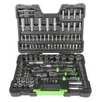 JBM Herramientas 54047 - ESTUCHE DE HERRAMIENTAS DE 113 PIEZAS VASOS DE 12 CANTOS CRO